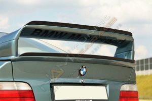 BMW E36 Uyumlu Spoyler Üstü Çıta Ok Spoiler Cap Parlak Siyah