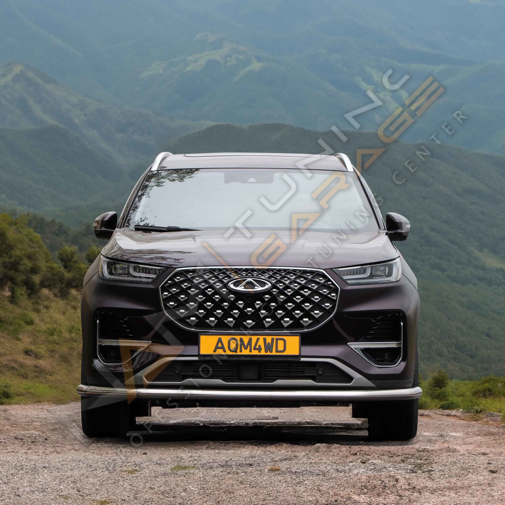 Chery Tiggo 8 Pro Ön Tampon Koruma Krom PST19