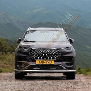 Chery Tiggo 8 Pro Ön Tampon Koruma Krom PST19