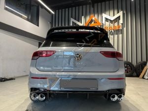 Golf 8 R Difüzör Parlak Siyah - 4 EGZOZ (Life,Style,Impression Paket için)