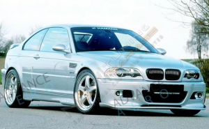 Bmw E46 Lip M3 1999-2006 Tampon Altı Ön Ek Parlak Siyah
