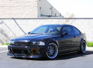 Bmw E46 Lip M3 1999-2006 Tampon Altı Ön Ek Parlak Siyah