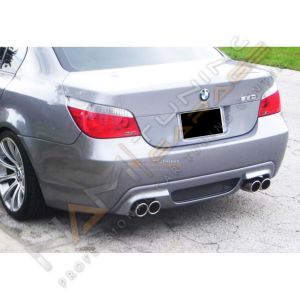 BMW E60 M5 Difüzör Arka Ek Plastik Parlak Siyah 2003-2010