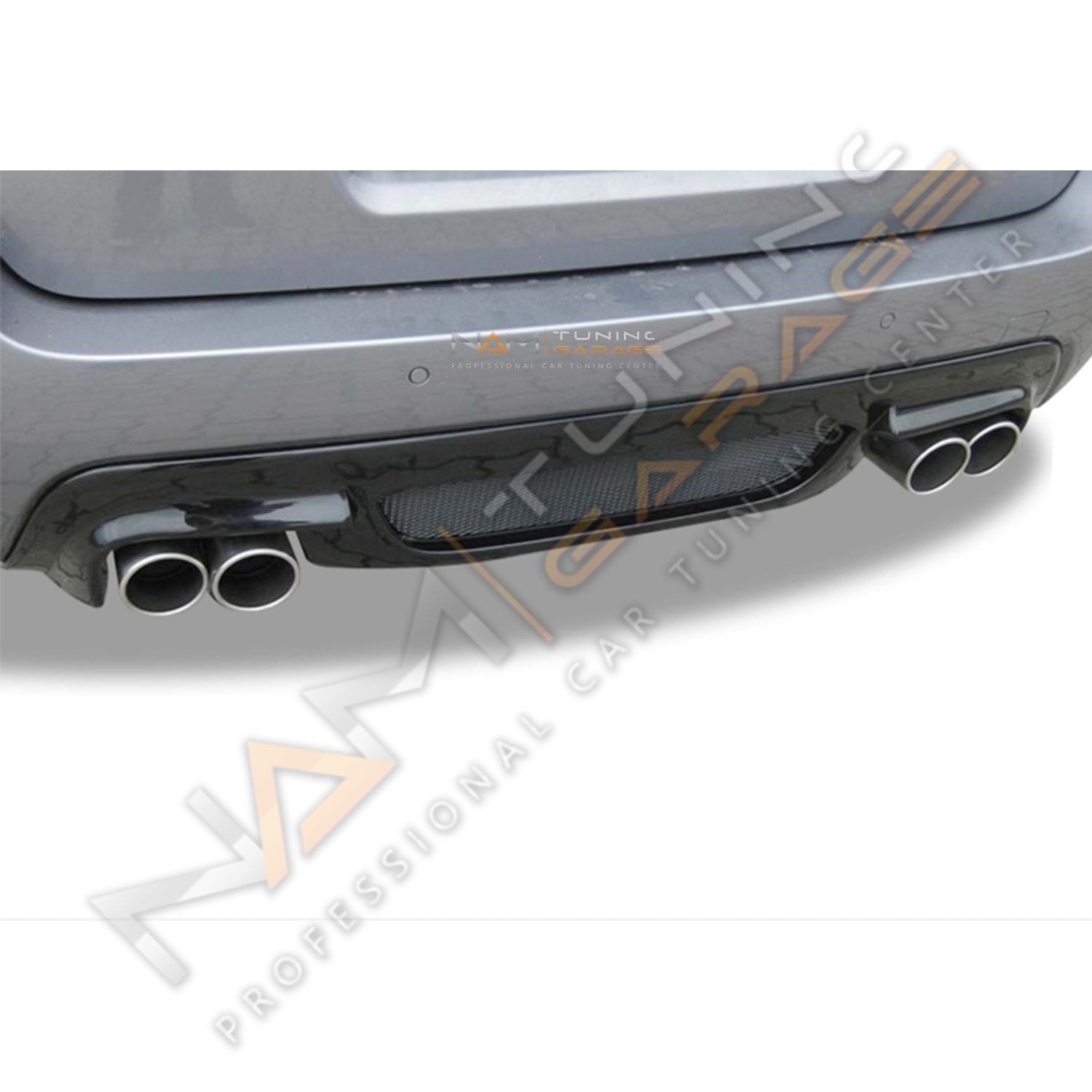 BMW E60 M5 Difüzör Arka Ek Plastik Parlak Siyah 2003-2010