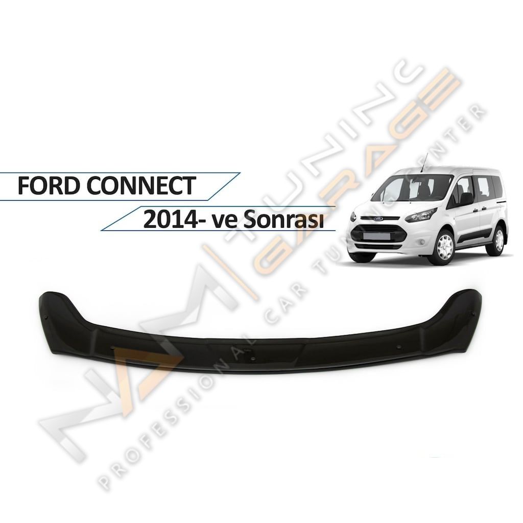 Ford Connect Kaput Rüzgarlığı 2014 ve üzeri Piano Black
