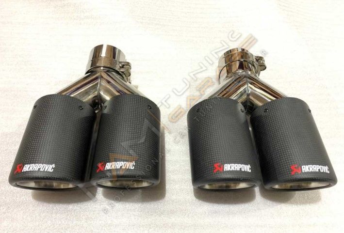 Akrapoviç Egzoz Sağ - Sol Takım 89 MM Ucu Kapalı