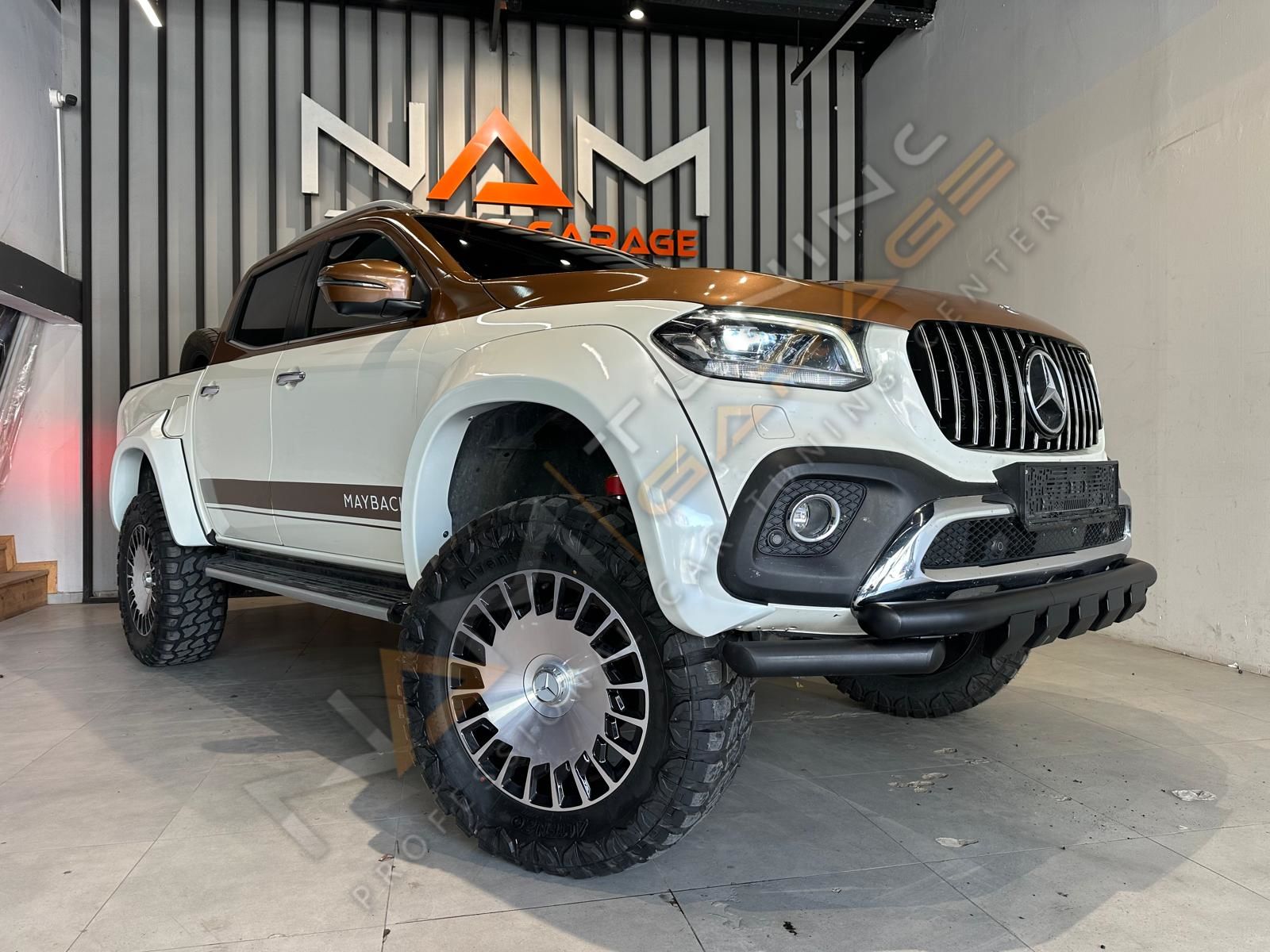 Mercedes XClass Siyah Ön Koruma PST24 X Class