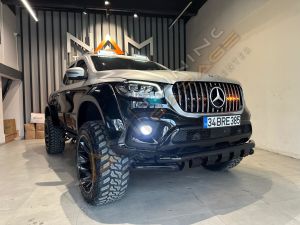 Mercedes XClass Siyah Ön Koruma PST24 X Class