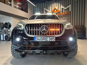 Mercedes XClass Siyah Ön Koruma PST24 X Class
