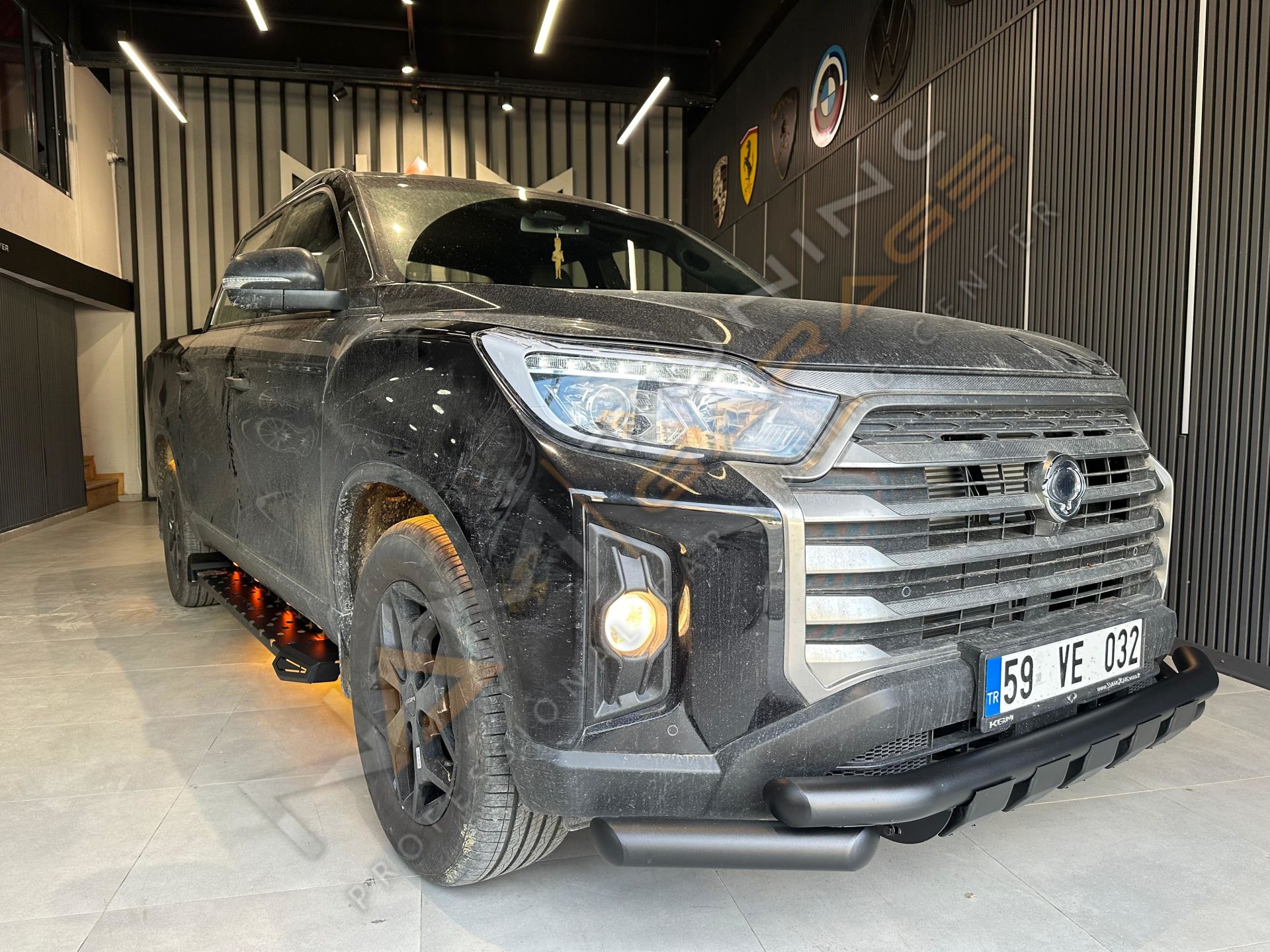 Ssangyong Musso Siyah Ön Koruma PST24