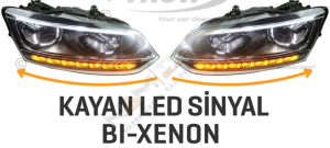 VW POLO B8 GÖRÜNÜM  2010-2017 IÇIN UYUMLU LED FAR FULL LED