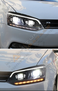 POLO B8 GÖRÜNÜM LED FAR FULL LED 2010-2017 IÇIN UYUMLU