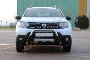 Dacia Duster Ön Koruma Krom Siyah seçenekli 2010-2023 arası uyumlu