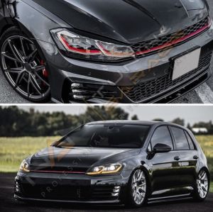 GOLF 7.5 MK7.5 2018-2020 IÇIN UYUMLU J LED FAR GTI KIRMIZI