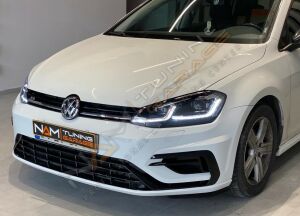 GOLF 7 MK7 2012-2018 IÇIN UYUMLU J LED FAR SILVER