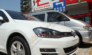 Golf 7 U Led Far GTI Kırmızı 2012-2018
