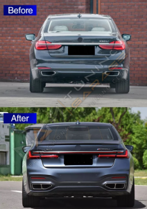 BMW 7 SERİSİ G11-G12 FACELIFT BODY KITFAR STOP BAGAJ ÇAMURLUK KAPUT DAHIL