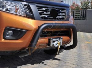 Nissan Navara Siyah Ön Koruma PWT22 2006-2020 arası