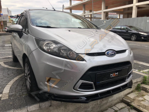 Ford Fiesta Lip Makyajsız Kasa Ön Lip 2008-2012 Parlak Siyah