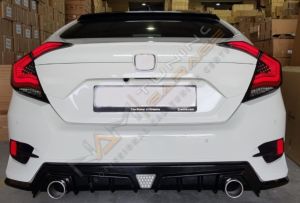 HONDA CIVIC FC5 2016-2021 IÇIN UYUMLU OMURGA LED STOP TRANSPARAN