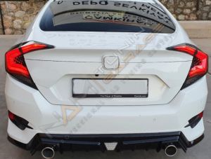 HONDA CIVIC FC5 2016-2021 IÇIN UYUMLU OMURGA LED STOP TRANSPARAN