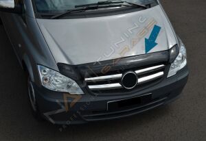 Mercedes Vito/ Viano Kaput Rüzgarlığı 2003-2014 arası Piano Black
