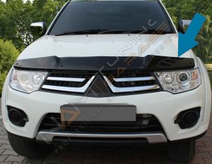 Mitsubishi L200 Kaput Rüzgarlığı 2007-2015 Piano Black