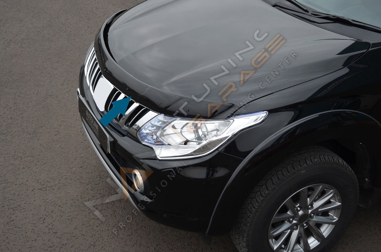 Mitsubishi L200 Kaput Rüzgarlığı 2015-2018 Piano Black
