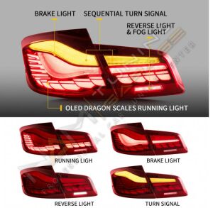 BMW F10 DRAGON LED STOP - KIRMIZI SAĞ SOL İTHAL
