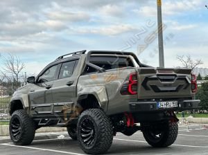 Toyota Hilux Arka Demir Tampon ( AQM-T20 )