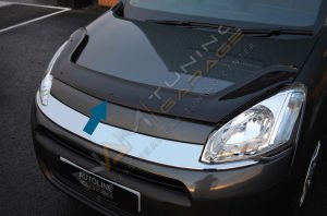 Peugeot Partner Tepee Kaput Rüzgarlığı 2009-2018 arası Piano Black