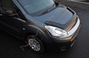 Peugeot Partner Tepee Kaput Rüzgarlığı 2009-2018 arası Piano Black