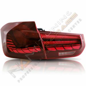BMW F30 3 SERISI IÇIN DRAGON LED STOP DINAMIK ANIMASYONLU - KIRMIZI