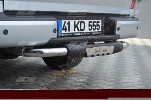 Mercedes X-Class Arka Basamak X-Class YAZILI Gri ve Siyah Seçenekli PAK25