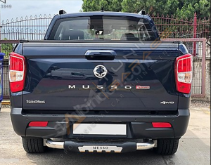 Mercedes X-Class Arka Basamak X-Class YAZILI Gri ve Siyah Seçenekli PAK25