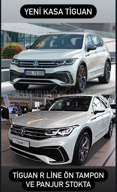 VW TİGUAN 2020+ R LİNE ÖN TAMPON DOLU