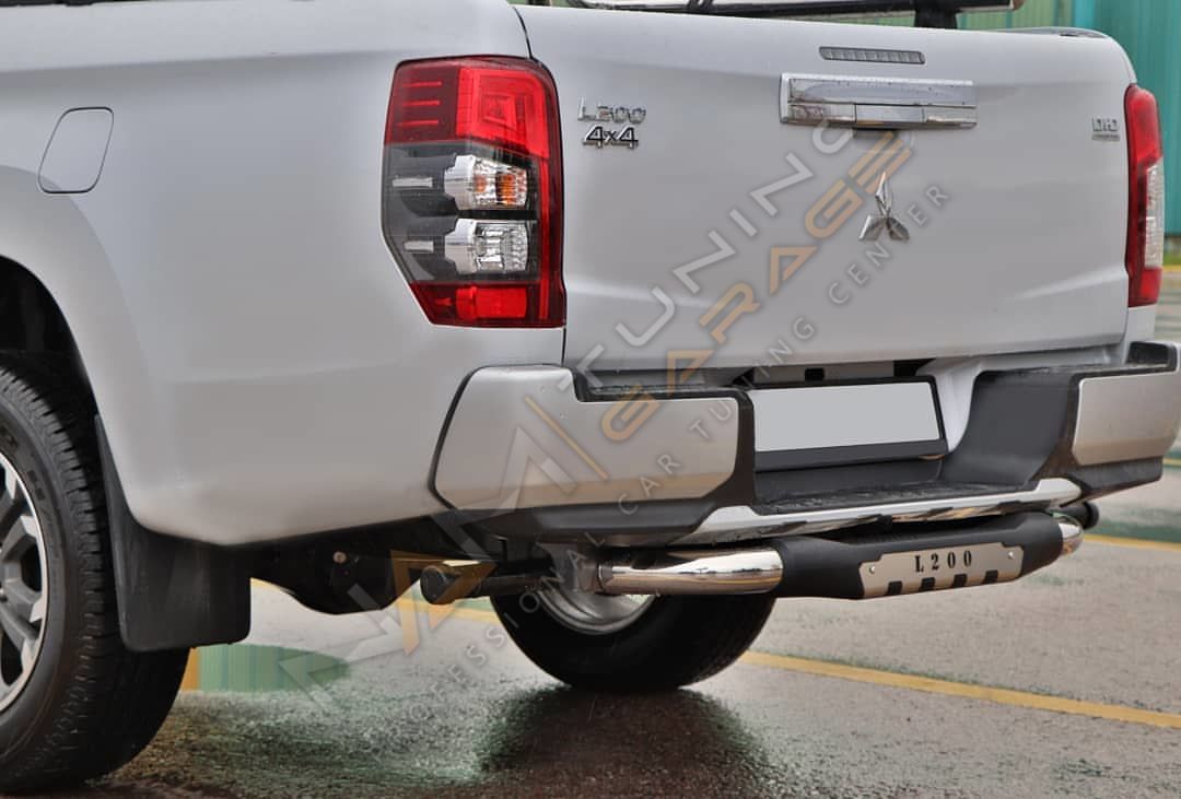 Mitsubishi L200 Arka Basamak L200 YAZILI Gri ve Siyah Seçenekli PAK25