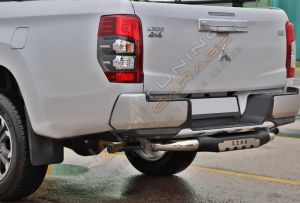 Mitsubishi L200 Arka Basamak L200 YAZILI Gri ve Siyah Seçenekli PAK25