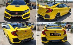 CIVIC FC5 2016-2021 IÇIN UYUMLU TYPE-R GÖRÜNÜM BODY KIT