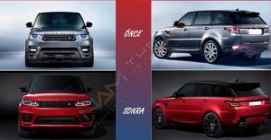 RANGE ROVER  SPORT 2014-2017 IÇIN FACELIFT 2018+ BODY KIT (L494 MAKYAJLAMA)