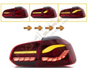 Golf 6 Dragon Led Stop Kırmızı 2008-2012