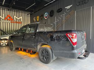 Ssangyong Musso Arka Basamak Gri ve Siyah Seçenekli PAK28