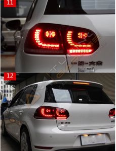 VW GOLF 6 ICIN LED STOP-KIRMIZI (GÜLEN YÜZ)