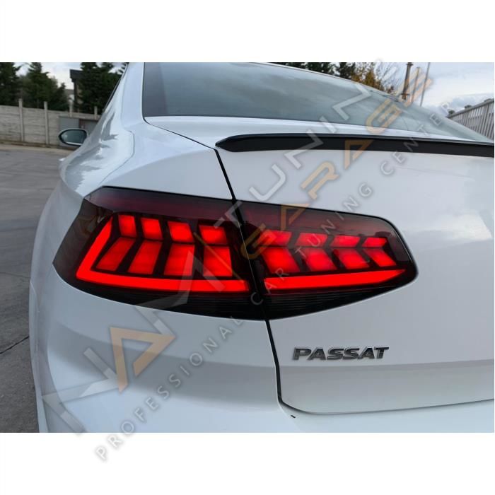 VW PASSAT 2015+ IÇIN UYUMLU B8 ANIMASYONLU LED STOP KIRMIZI-SMOKE