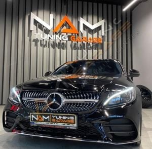 MERCEDES W205 C SERISI IÇIN UYUMLU MAKYAJLI AMG GÖRÜNÜM ÖN TAMPON