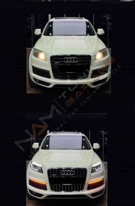 AUDİ Q7 S LİNE 2006 2013 FACELİFT DÖNÜŞÜM SETİ LED FAR BODYKİT