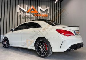 MERCEDES W117 CLA SERISI IÇIN UYUMLU AMG SET (ÖN ARKA TAMPON, DIAMOND PANJUR,MARSPIYEL,EGZOZLAR