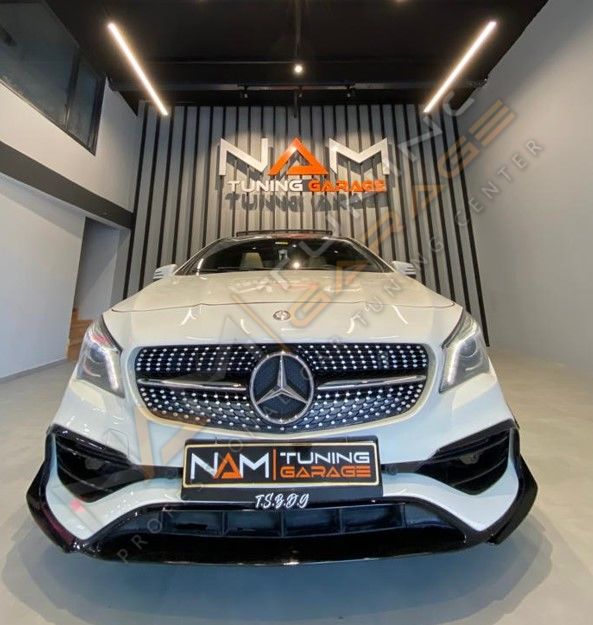 MERCEDES W117 CLA SERISI IÇIN UYUMLU AMG SET (ÖN ARKA TAMPON, DIAMOND PANJUR,MARSPIYEL,EGZOZLAR