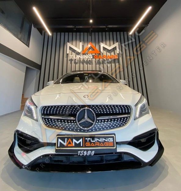 MERCEDES W117 CLA SERISI IÇIN UYUMLU AMG SET (ÖN ARKA TAMPON, DIAMOND PANJUR,MARSPIYEL,EGZOZLAR