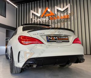 MERCEDES W117 CLA SERISI IÇIN UYUMLU AMG SET (ÖN ARKA TAMPON, DIAMOND PANJUR,MARSPIYEL,EGZOZLAR